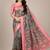 Floral zari silk blend kanjeevaram saree