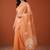 Ethnic motifs zari pure cotton handloom kanjeevaram saree