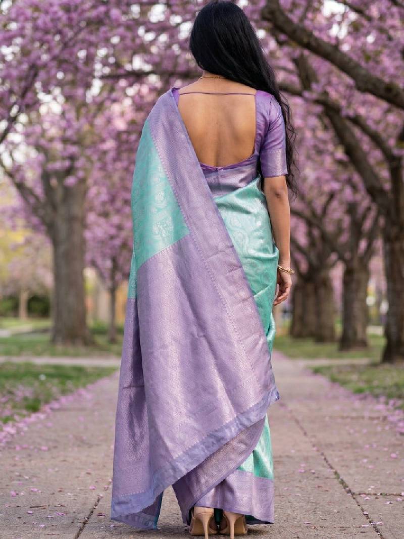 Woven design zari art silk handloom kanjeevaram saree