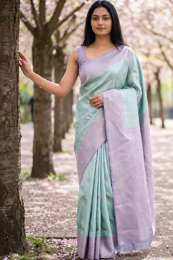 Woven design zari art silk handloom kanjeevaram saree