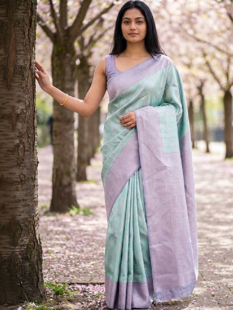 Woven design zari art silk handloom kanjeevaram saree
