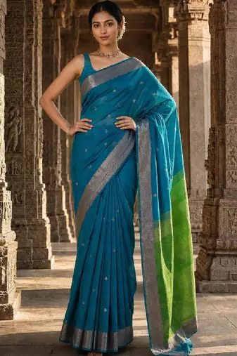 Zari designer kanjeevaram saree