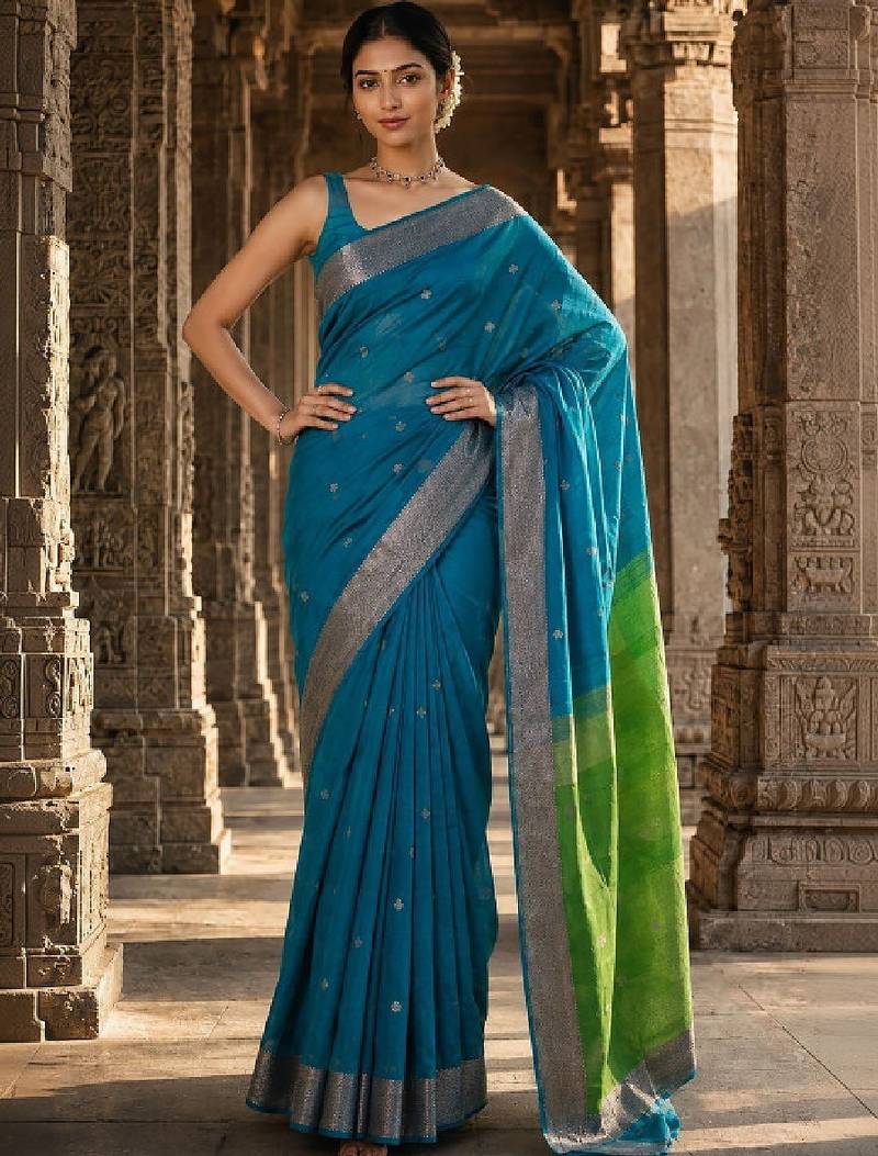 Zari designer kanjeevaram saree