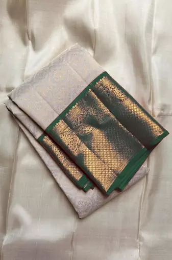 Woven design zari art silk kanjeevaram saree