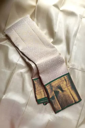 Woven design zari art silk kanjeevaram saree