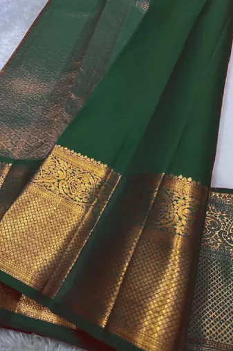 Woven design zari art silk kanjeevaram saree