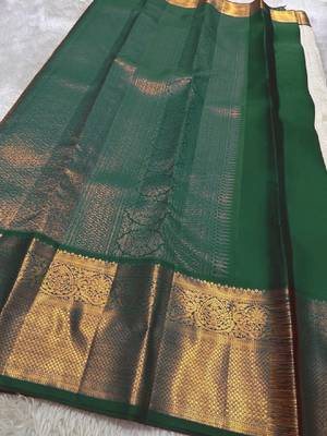 Woven design zari art silk kanjeevaram saree 4