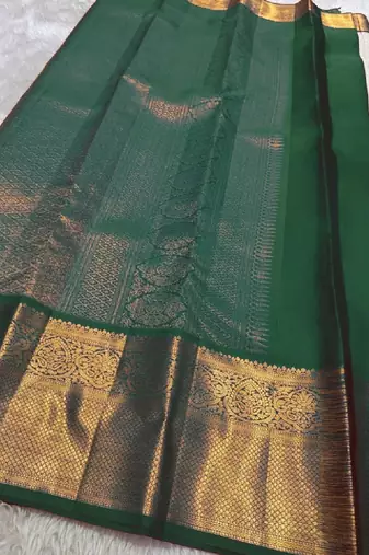 Woven design zari art silk kanjeevaram saree