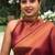 Maroon zari woven ready to wear saree
