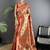 Floral zari art silk heavy work kanjeevaram saree