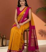 Pure cotton kanjeevaram saree
