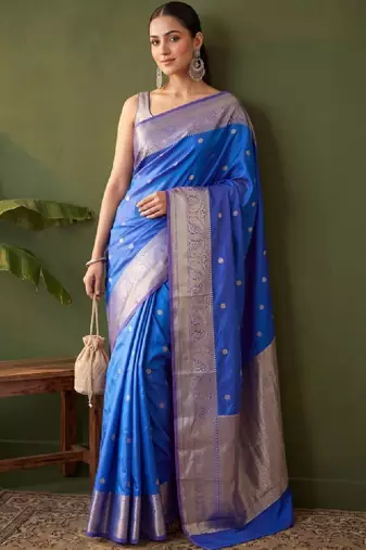Woven design zari art silk kanjeevaram saree