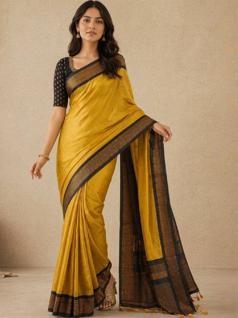 Zari pure cotton kanjeevaram saree