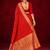 Woven design zari silk blend kanjeevaram saree