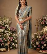 Woven design zari art silk handloom kanjeevaram saree