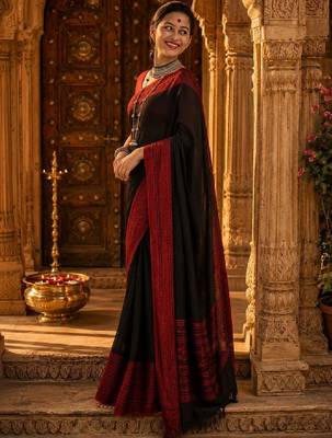 Woven design handloom kanjeevaram saree 4