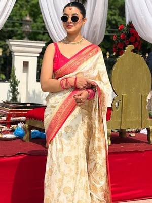 Woven design zari art silk kanjeevaram saree 3