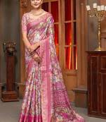 Floral zari designer kanjeevaram saree