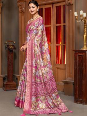 Floral zari designer kanjeevaram saree 3