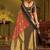 Woven design zari silk blend designer kanjeevaram saree