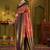 Woven design zari silk blend designer kanjeevaram saree