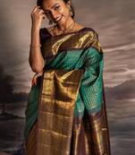 Zari silk blend kanjeevaram saree