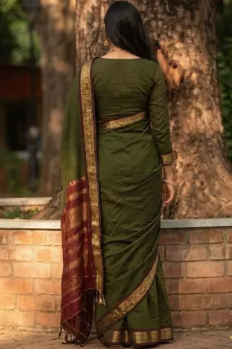 Woven design zari art silk kanjeevaram saree