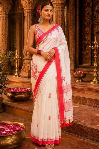 Woven design designer kanjeevaram saree