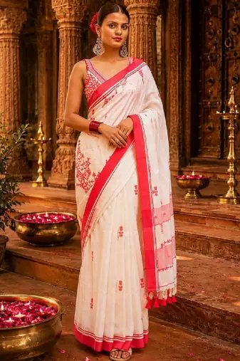 Woven design designer kanjeevaram saree