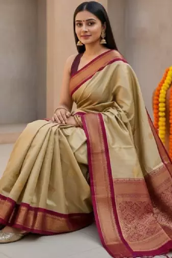 Art silk kanjeevaram saree