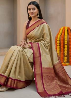 Art silk kanjeevaram saree 3