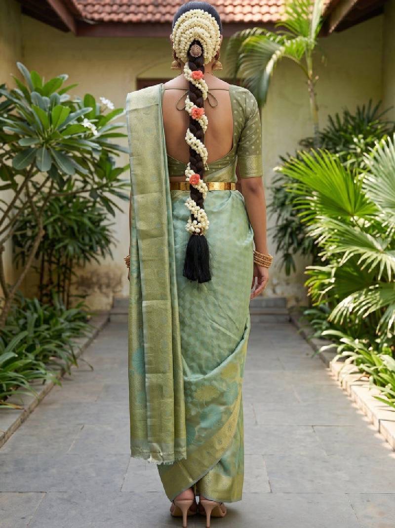 Woven design zari art silk designer kanjeevaram saree