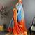 Woven design zari silk blend designer kanjeevaram saree