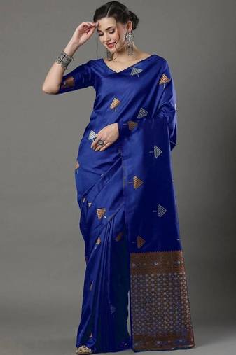Zari silk blend kanjeevaram saree