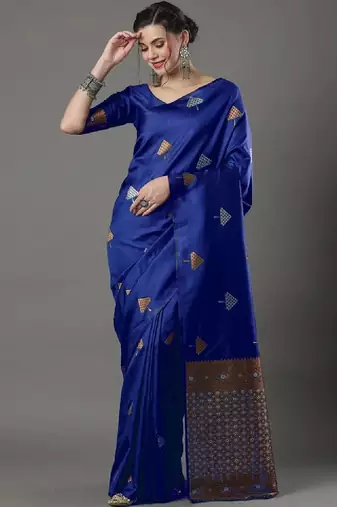 Zari silk blend kanjeevaram saree