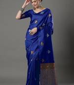 Zari silk blend kanjeevaram saree