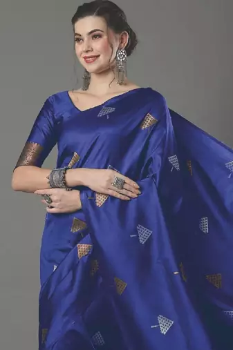 Zari silk blend kanjeevaram saree