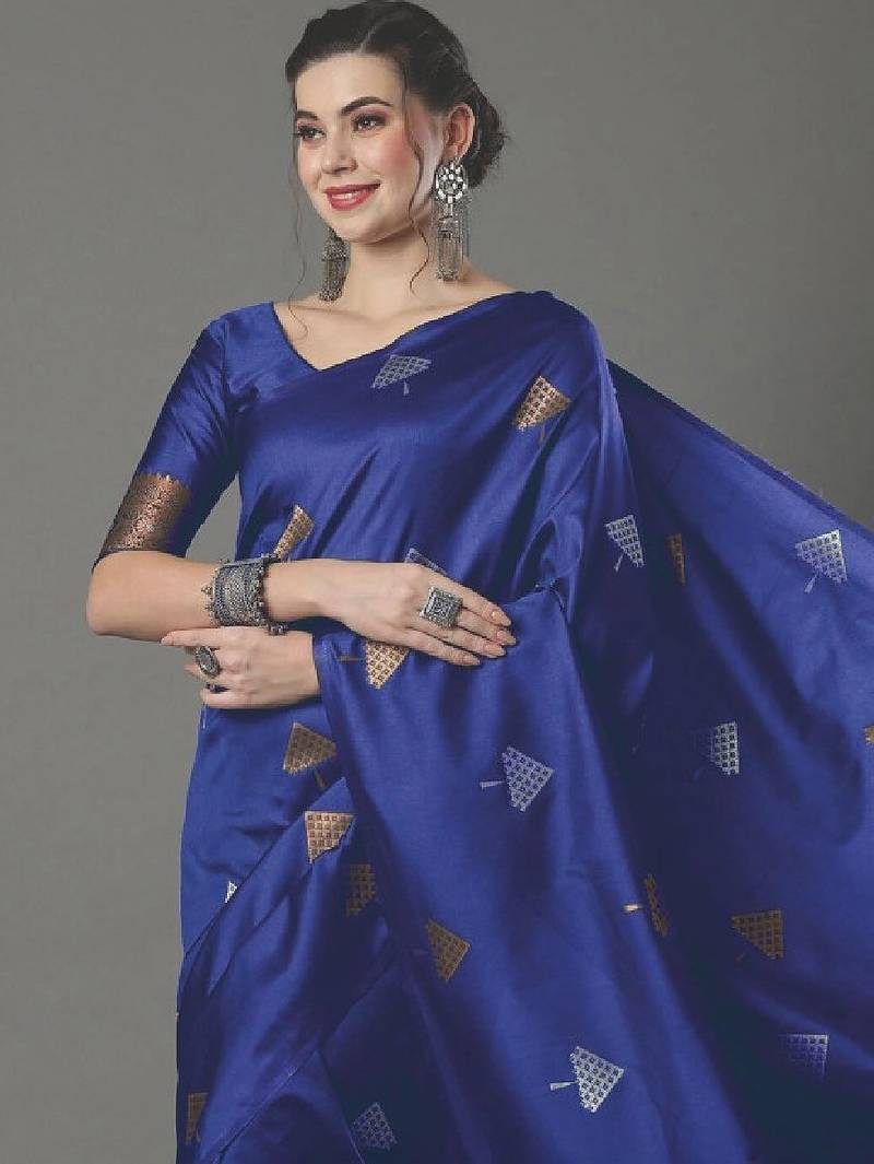 Zari silk blend kanjeevaram saree
