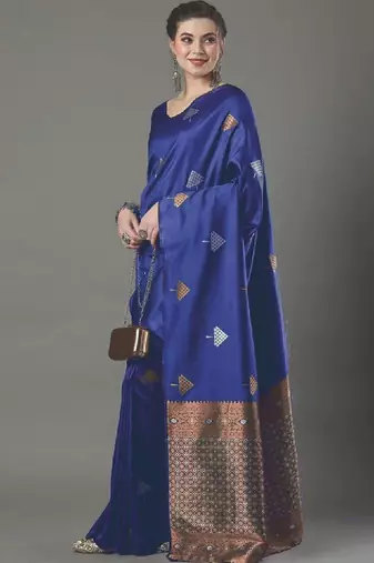 Zari silk blend kanjeevaram saree