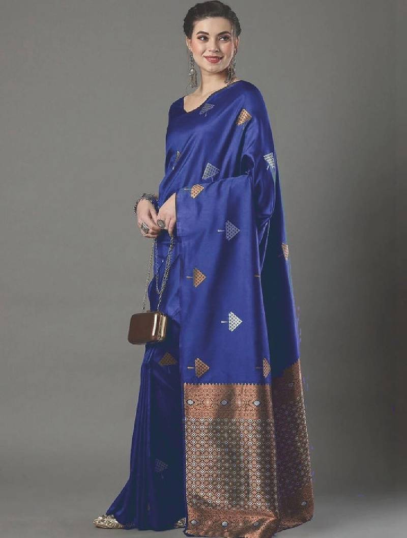 Zari silk blend kanjeevaram saree