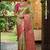 Floral zari art silk handloom kanjeevaram saree