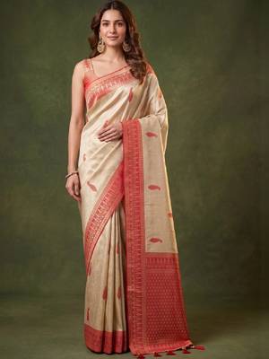 Woven design zari art silk kanjeevaram saree 3