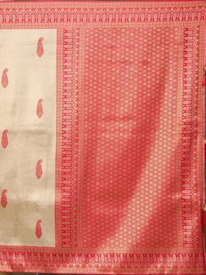 Woven design zari art silk kanjeevaram saree 4