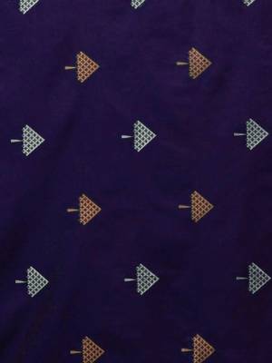 Woven design zari silk blend kanjeevaram saree 3