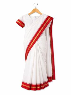 Art silk dhoti kanjeevaram saree 2