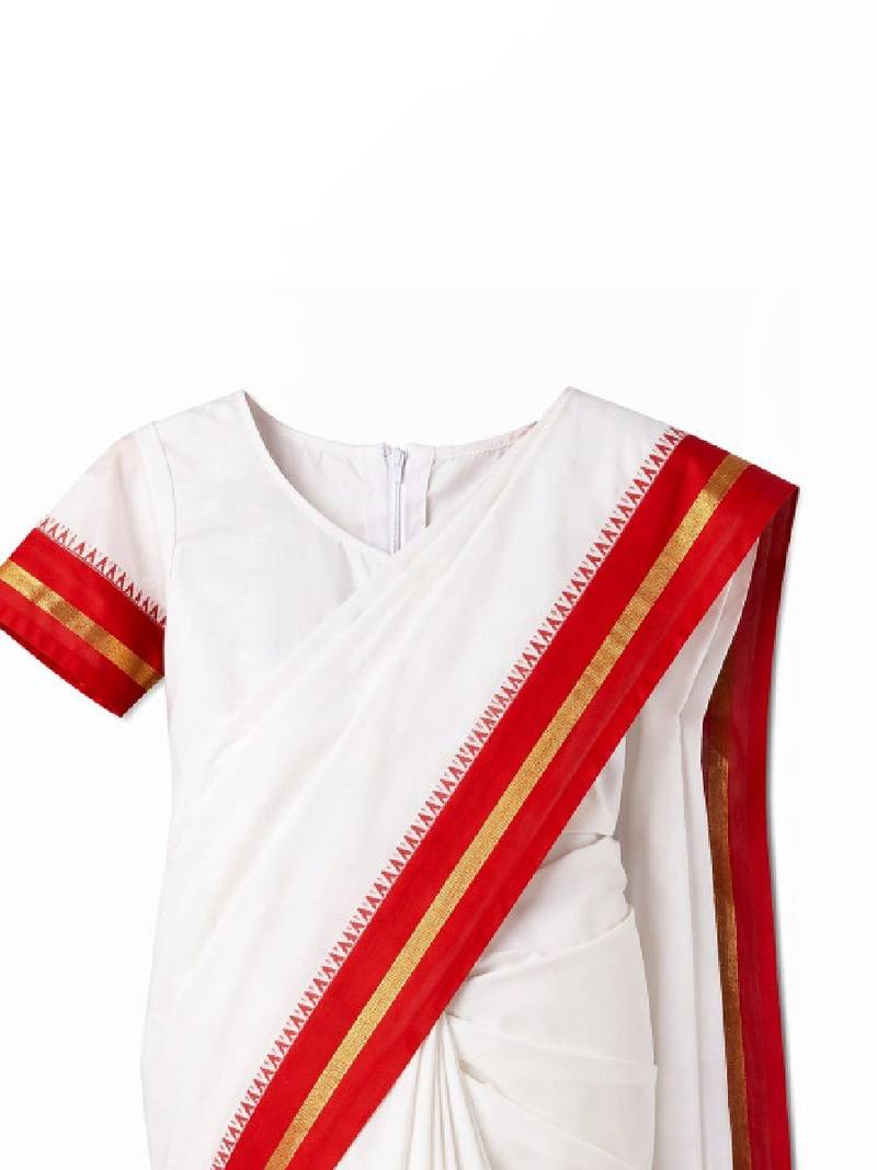 Art silk dhoti kanjeevaram saree