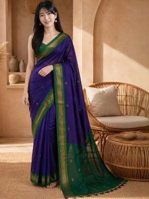 Zari pure cotton kanjeevaram saree 1