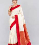 Woven design zari art silk kanjeevaram saree