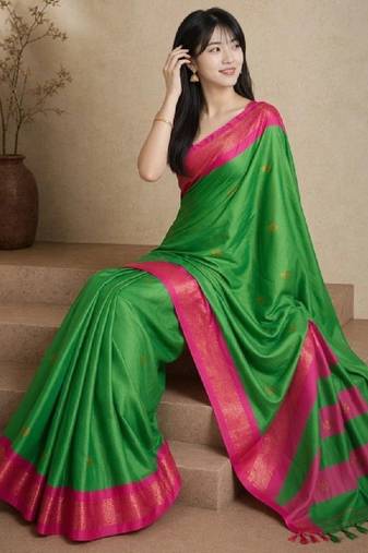 Zari pure cotton kanjeevaram saree