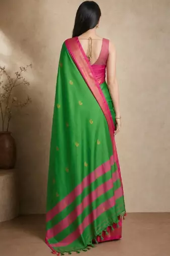 Zari pure cotton kanjeevaram saree